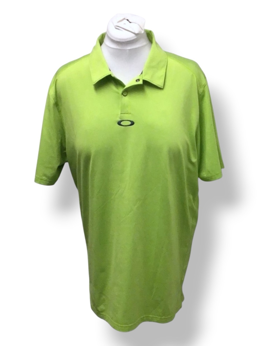 Oakley Men's Hydrolix Sport Regular Fit Crown Royal Polo Shirt, Lime, sz L